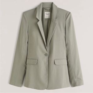 Abercrombie & Fitch Sage Green Blazer